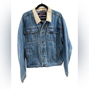 Y2K JANSPORT Jean Jacket ~ Size XL